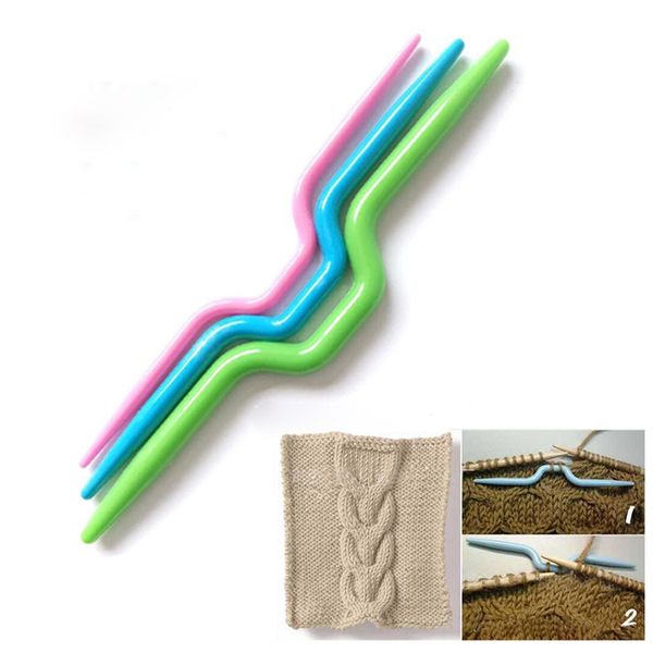 knitting tool sewing accessories scarf sweater 3 colors twist weaving tool 3 pcs folding type plastic knitting needles, Black
knitting tool sewing accessories scarf sweater 3 colors twist weaving tool 3 pcs folding type plastic knitting needles, Black