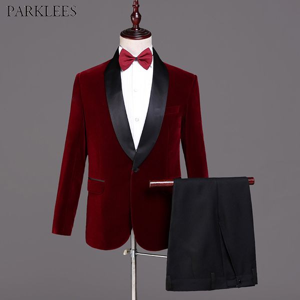 red one button shawl colllar tuxedo suit men 2020 brand new slim fit mens suits with pants wedding groom costume homme mariage, White;black
red one button shawl colllar tuxedo suit men 2020 brand new slim fit mens suits with pants wedding groom costume homme mariage, White;black