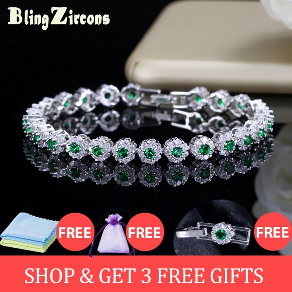 beaqueen trendy green and white cubic zirconia stone setting ladies tennis bracelets silver 925 jewelry for women b100, Black
beaqueen trendy green and white cubic zirconia stone setting ladies tennis bracelets silver 925 jewelry for women b100, Black