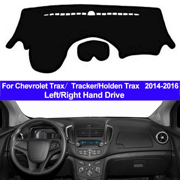 

car dashboard cover dash mat carpet cape for trax tracker holden trax 2014 2015 2016 lhd rhd 2 layers auto sunshade