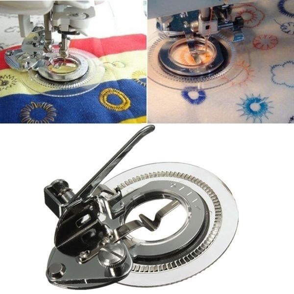 universal decorative round disc stitch sewing machine presser foot accessories hot, Black
universal decorative round disc stitch sewing machine presser foot accessories hot, Black