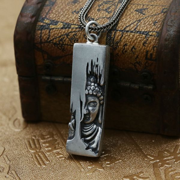 s990 sterling silver buddhist jewelry buddha pendant rectangular tag male and female thai silver retro buddha head pendant
s990 sterling silver buddhist jewelry buddha pendant rectangular tag male and female thai silver retro buddha head pendant