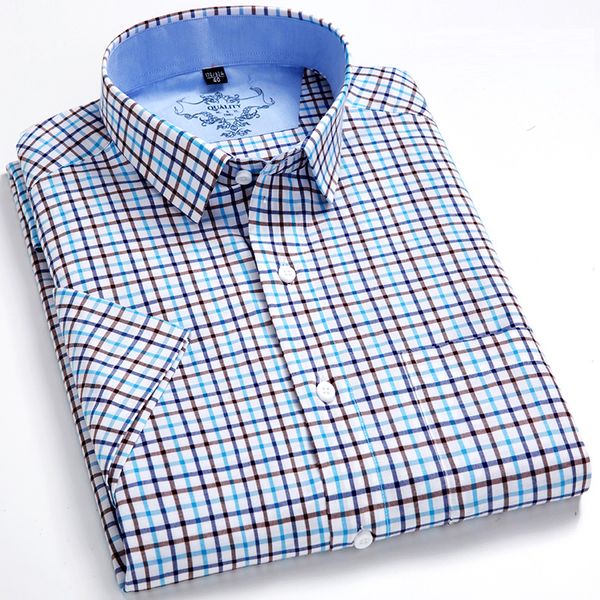 2019 new summer short sleeve plaid men casual shirts brand design non-iron slim fit business leisure men checked shirts, White;black
2019 new summer short sleeve plaid men casual shirts brand design non-iron slim fit business leisure men checked shirts, White;black