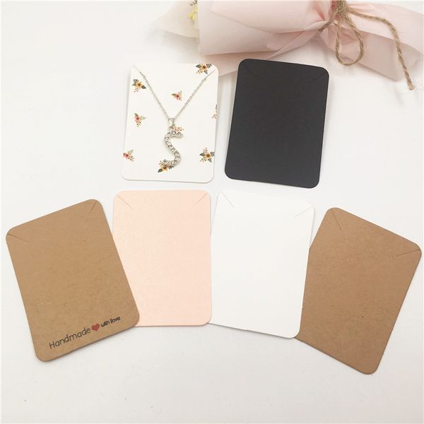200 pcs kraft paper pendant necklace fashion clavicle chains necklace for women jewelry accessory packing displays cards, Pink;blue
200 pcs kraft paper pendant necklace fashion clavicle chains necklace for women jewelry accessory packing displays cards, Pink;blue