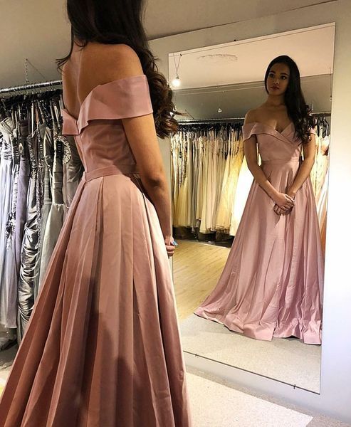 a-line long dusty rose prom off shoulder evening dresses robe de soiree floor length custom made zipper corset party gowns, Black
a-line long dusty rose prom off shoulder evening dresses robe de soiree floor length custom made zipper corset party gowns, Black