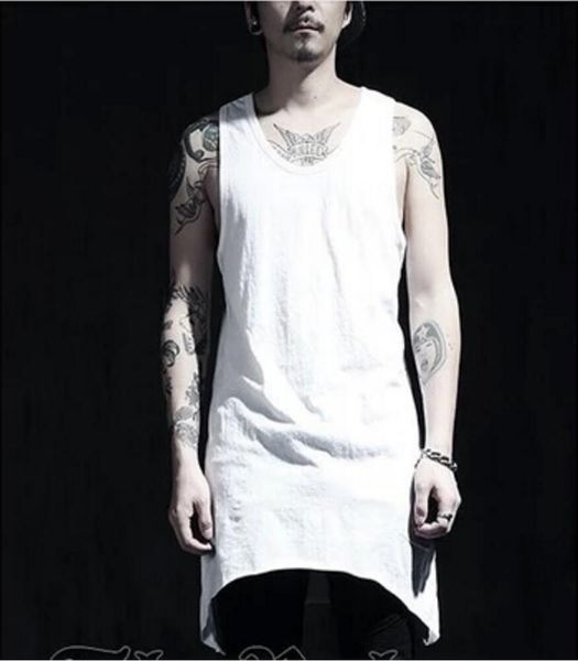 6xl 2019 new men' clothing hair stylist fashion lengthened arc pendulum unsymmetrically undercut vest plus size costumes, White;black
6xl 2019 new men' clothing hair stylist fashion lengthened arc pendulum unsymmetrically undercut vest plus size costumes, White;black