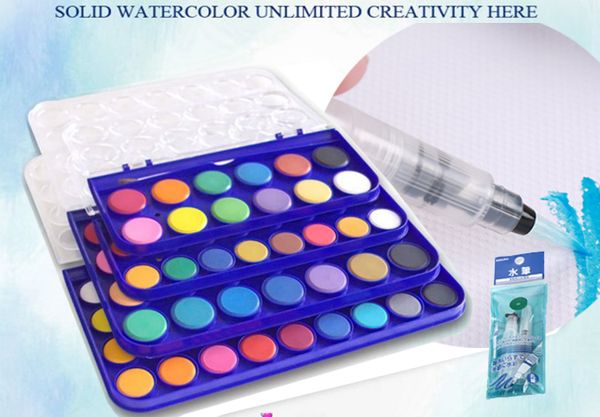 12/16/28 colors professional solid watercolor paints set outdoor painting pigment portable color art set with 2 paint brush
12/16/28 colors professional solid watercolor paints set outdoor painting pigment portable color art set with 2 paint brush