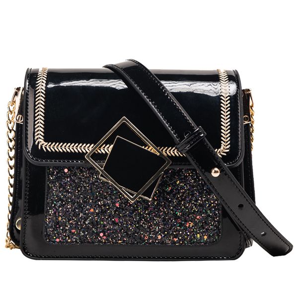высокое качество pu кожаный малый квадрат сумка блесток цепи женщин сумки плеча роскошная главная женские сумки плеча черный зеленый
высокое качество pu кожаный малый квадрат сумка блесток цепи женщин сумки плеча роскошная главная женские сумки плеча черный зеленый