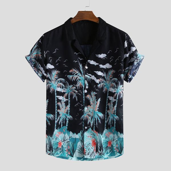 casual mens shirt camisa hawaiian printed short sleeve shirt men streetwear loose beachwear buttons blouse camisas hombre, White;black
casual mens shirt camisa hawaiian printed short sleeve shirt men streetwear loose beachwear buttons blouse camisas hombre, White;black