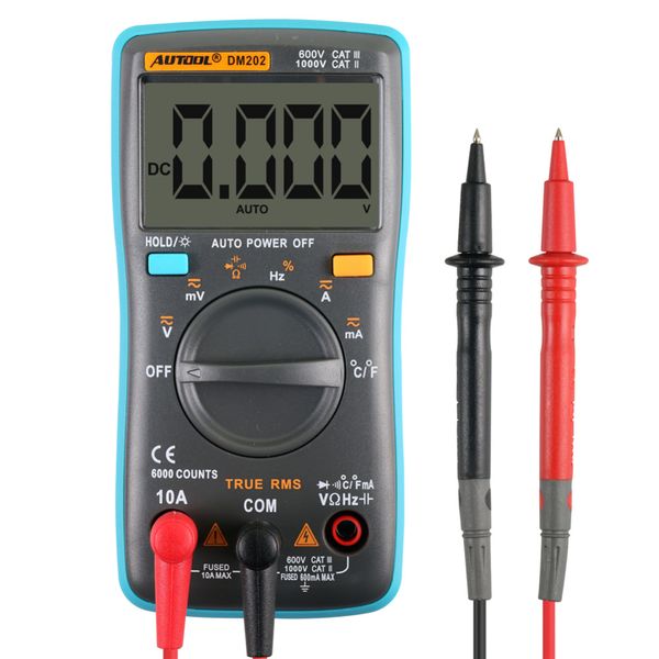 autool dm202 portable autoranging digital multimeter 6000 counts backlight ac/dc ammeter voltmeter ohm portable meter zt102
autool dm202 portable autoranging digital multimeter 6000 counts backlight ac/dc ammeter voltmeter ohm portable meter zt102
