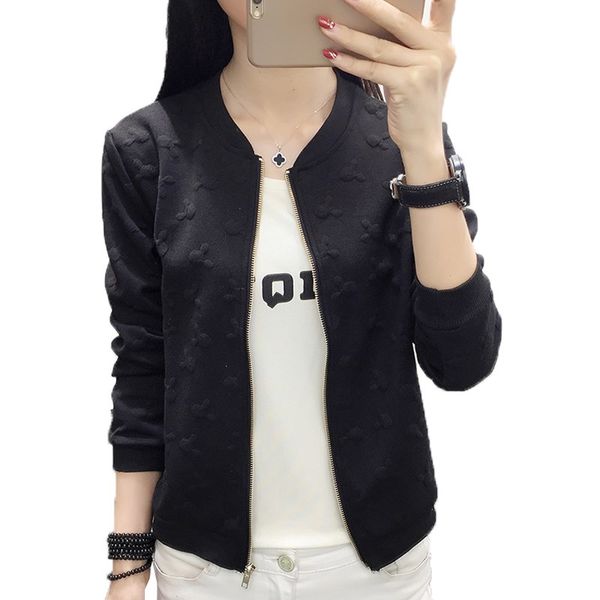 2019 new spring autumn black white pink bomber jacket women jacket and women's coat bomber ladies short cardigan, Black;brown
2019 new spring autumn black white pink bomber jacket women jacket and women's coat bomber ladies short cardigan, Black;brown