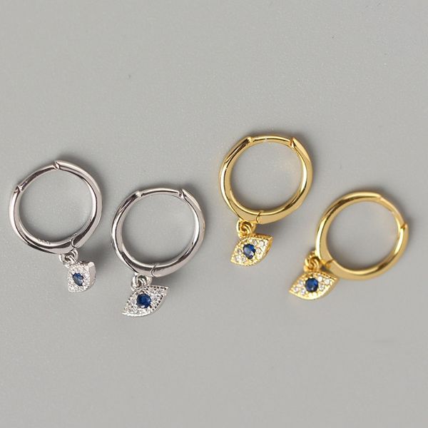 1pair european evil eye hoop earrings for women 100% 925 sterling silver full rhinestone circle earring for womens jewelry s03, Golden;silver
1pair european evil eye hoop earrings for women 100% 925 sterling silver full rhinestone circle earring for womens jewelry s03, Golden;silver