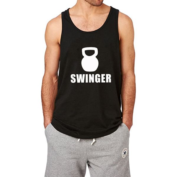 men's kettle bell swinger gym workout yoga tank men cotton tank print summer, White;black
men's kettle bell swinger gym workout yoga tank men cotton tank print summer, White;black