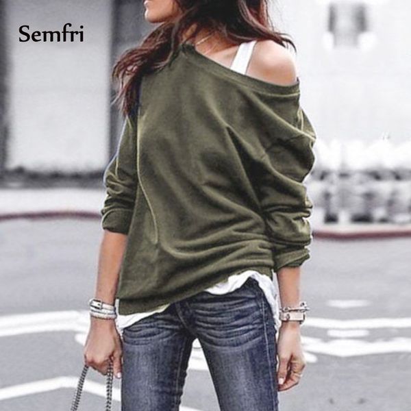 semfri off shoulder women's tunic autumn fashion long sleeve sweatshirt harajuku ovesized hoodies 2019 streetwear, Black
semfri off shoulder women's tunic autumn fashion long sleeve sweatshirt harajuku ovesized hoodies 2019 streetwear, Black