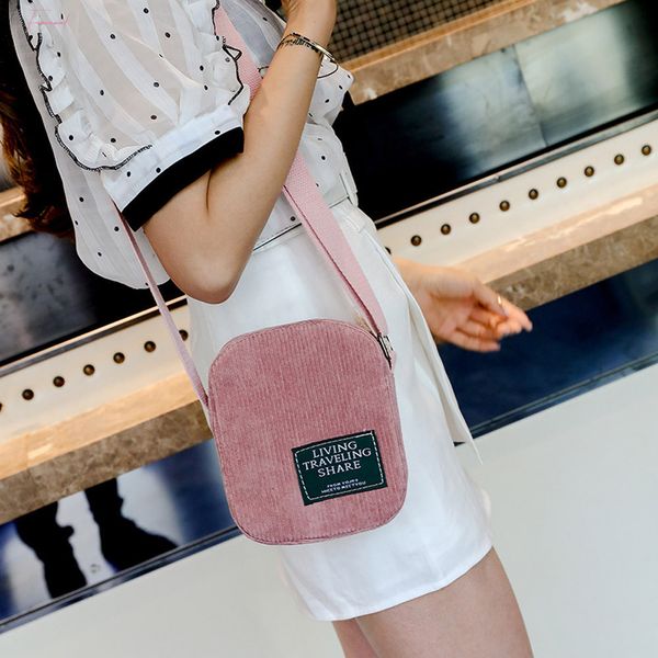 women corduroy shoulder bag female small crossbody bags ladies preppy style zipper purse mobile phone bag t10
women corduroy shoulder bag female small crossbody bags ladies preppy style zipper purse mobile phone bag t10