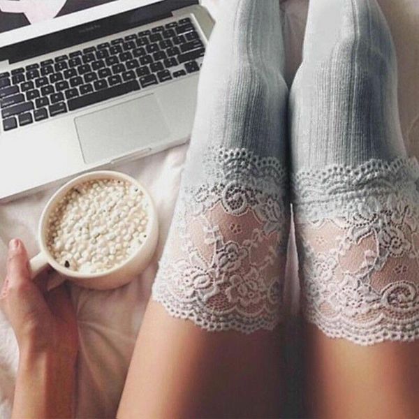 New Women Fashion Stockings Casual Cotton Floral Lace Patchwork Thigh High Over Knee Girls Womens Female Long Stockings
New Women Fashion Stockings Casual Cotton Floral Lace Patchwork Thigh High Over Knee Girls Womens Female Long Stockings