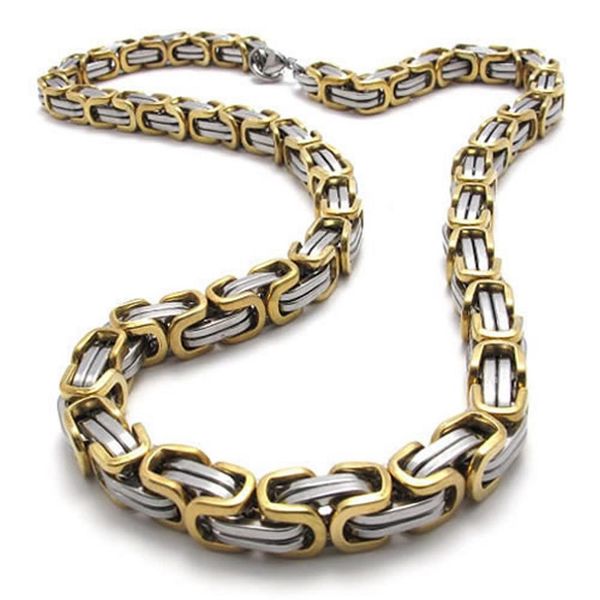 men's necklace, stainless steel biker chain king necklace,width 8mm, length 55cm, Silver
men's necklace, stainless steel biker chain king necklace,width 8mm, length 55cm, Silver