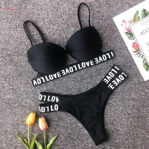 woman swimwear love letter black beach bikini suit bandage triangle swimsuit biqini gifts maillot de bain femme, White;black
woman swimwear love letter black beach bikini suit bandage triangle swimsuit biqini gifts maillot de bain femme, White;black