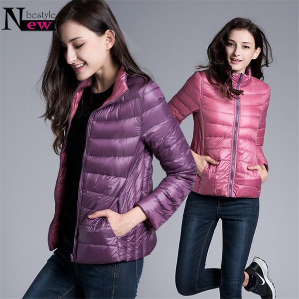 newle winter womens casual two side colors white duck down jacket women warm winter coats parkas lightweight down jackets, Black
newle winter womens casual two side colors white duck down jacket women warm winter coats parkas lightweight down jackets, Black