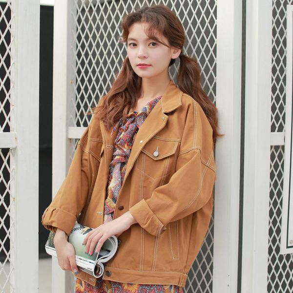 конфеты цвет джинсовой куртки женщины boyfriend harajuku джинсы пальто 2019 весна осень корейской моды повседневный vintage верхняя одежда н, Black;brown
конфеты цвет джинсовой куртки женщины boyfriend harajuku джинсы пальто 2019 весна осень корейской моды повседневный vintage верхняя одежда н, Black;brown
