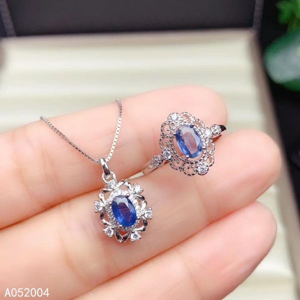 kjjeaxcmy fine jewelry 925 sterling silver inlaid natural sapphire female ring pendant set vintage supports test, Black
kjjeaxcmy fine jewelry 925 sterling silver inlaid natural sapphire female ring pendant set vintage supports test, Black