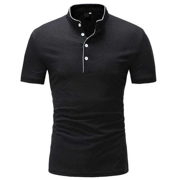 New Summer Stand-up Collars For Men Casual Short-sleeved T-shirts European Code Fashion Wrap T-shirts For men
New Summer Stand-up Collars For Men Casual Short-sleeved T-shirts European Code Fashion Wrap T-shirts For men