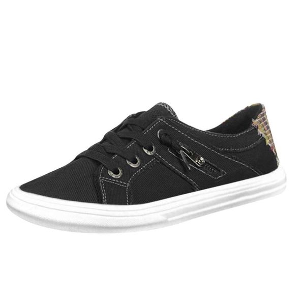 sagace canvas shoes women casual lace-up shoes plus size footwear mujer female flat bottom round head for spring summer, Black
sagace canvas shoes women casual lace-up shoes plus size footwear mujer female flat bottom round head for spring summer, Black