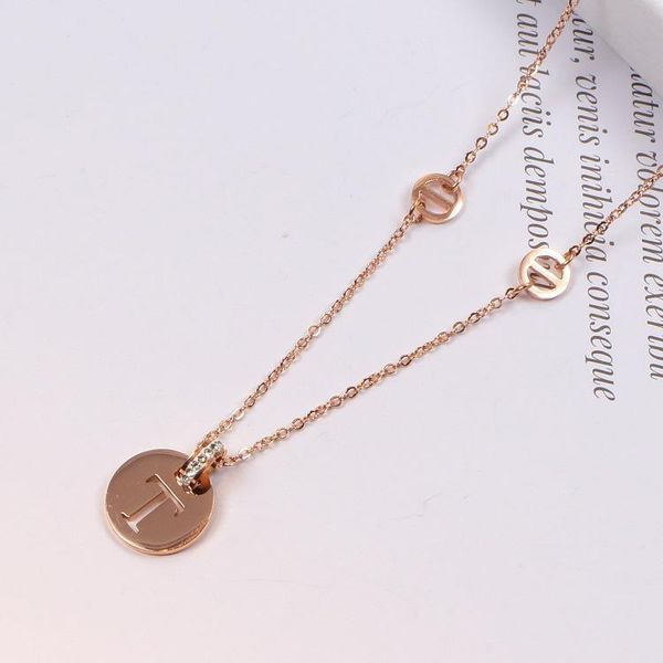 2020 new korean style t letter pendant rose gold plated 18k necklace colored gold clavicle chain korean style accessories gift, Silver
2020 new korean style t letter pendant rose gold plated 18k necklace colored gold clavicle chain korean style accessories gift, Silver