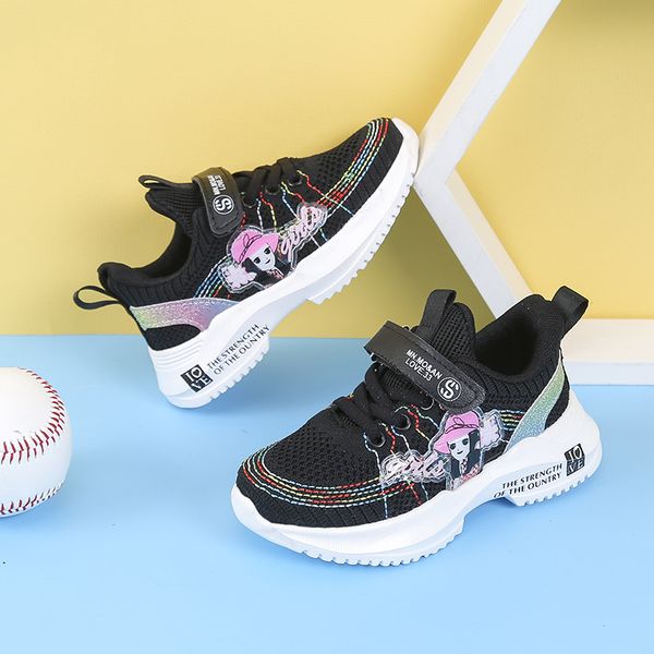 spring 2020 new childrens sports shoes ultra-light solid bottom girls princess shoes colorful cartoon casual childrens shoes, Black
spring 2020 new childrens sports shoes ultra-light solid bottom girls princess shoes colorful cartoon casual childrens shoes, Black