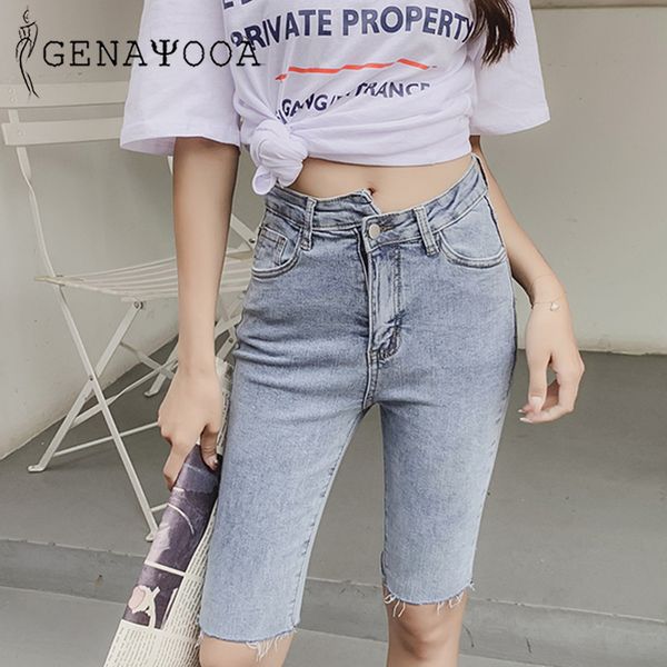 genayooa streetwear elastic spandex shorts women knee length high waist jeans shorts women black denim biker punk, White;black
genayooa streetwear elastic spandex shorts women knee length high waist jeans shorts women black denim biker punk, White;black