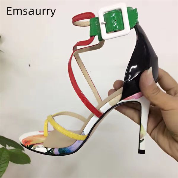 cross narrow band gladiator sandals women ankle buckle strap cover heels thin high heels printed summer shoes woman, Black
cross narrow band gladiator sandals women ankle buckle strap cover heels thin high heels printed summer shoes woman, Black