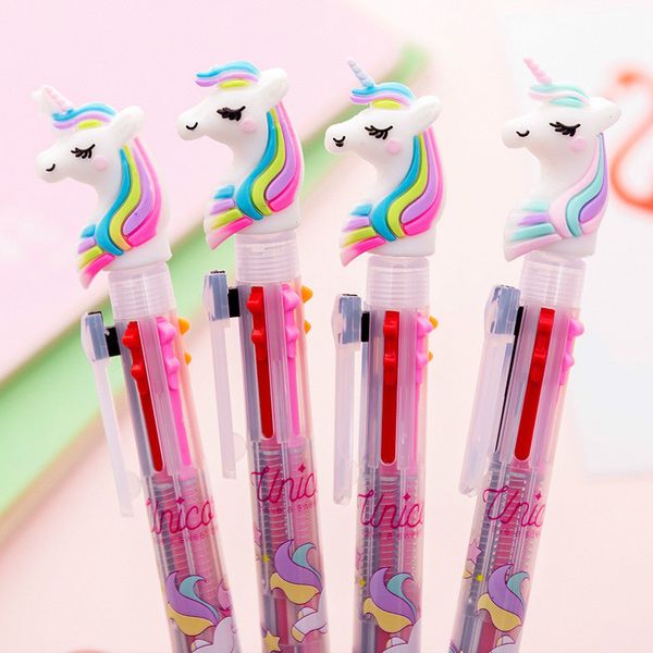 cute unicorn pens 6 colors in 1 ballpoint pens kawaii multicolor ball pens for kids gift school office supplies stationery papelaria escolar, Blue;orange
cute unicorn pens 6 colors in 1 ballpoint pens kawaii multicolor ball pens for kids gift school office supplies stationery papelaria escolar, Blue;orange