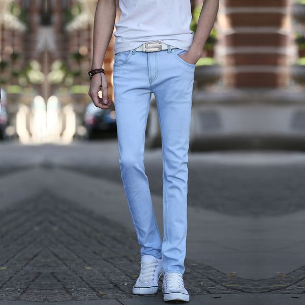 2019 new style popular causal men jeans good quality full length jean spring summer skinny jeans for mens, Blue
2019 new style popular causal men jeans good quality full length jean spring summer skinny jeans for mens, Blue