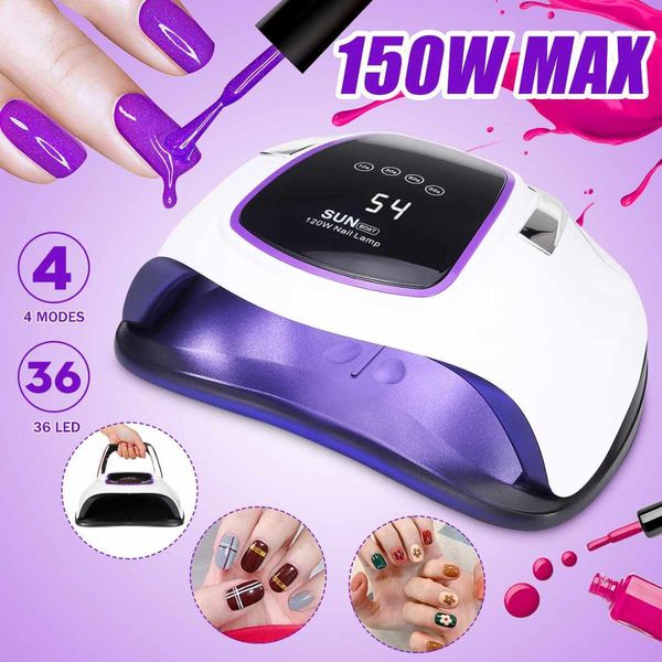 150w led nail lamp portable nail dryer dual hands uv lamp for cur ing uv gel polish with motion sensing lcd display
150w led nail lamp portable nail dryer dual hands uv lamp for cur ing uv gel polish with motion sensing lcd display