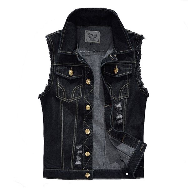 kimsere men fashion ripped hip hop denim vests distressed jeans waistcoat with holes torn sleeveless jackets plus size s-6xl, Black;white
kimsere men fashion ripped hip hop denim vests distressed jeans waistcoat with holes torn sleeveless jackets plus size s-6xl, Black;white