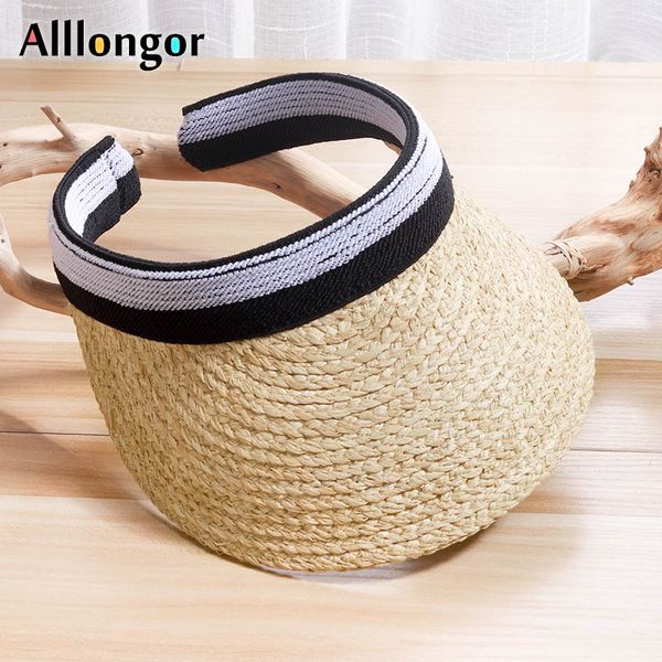100% natural raffia straw visor hat women summer 2019 fashion solid ladies beach sun hat visors caps girls ponytail sunhat, Blue;gray
100% natural raffia straw visor hat women summer 2019 fashion solid ladies beach sun hat visors caps girls ponytail sunhat, Blue;gray