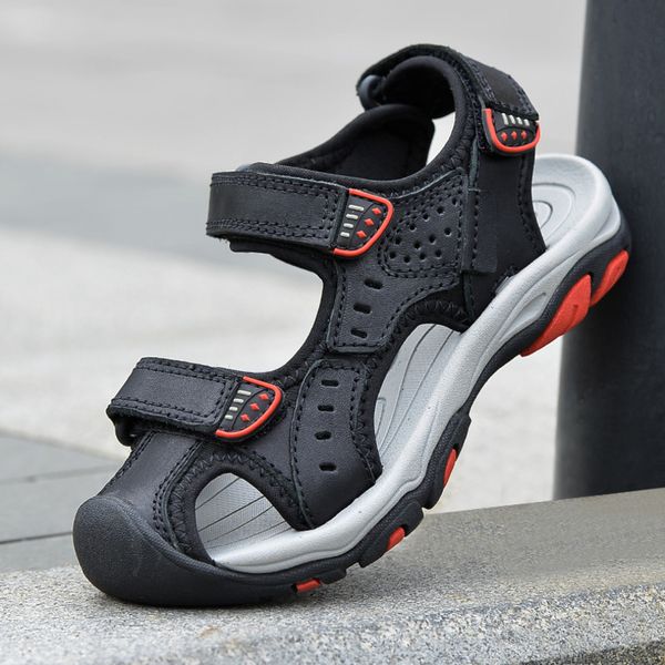 sandals children's summer boys shoes breathable closed toe flat heels sandal for girls casual slippers sandalias, Black;red
sandals children's summer boys shoes breathable closed toe flat heels sandal for girls casual slippers sandalias, Black;red