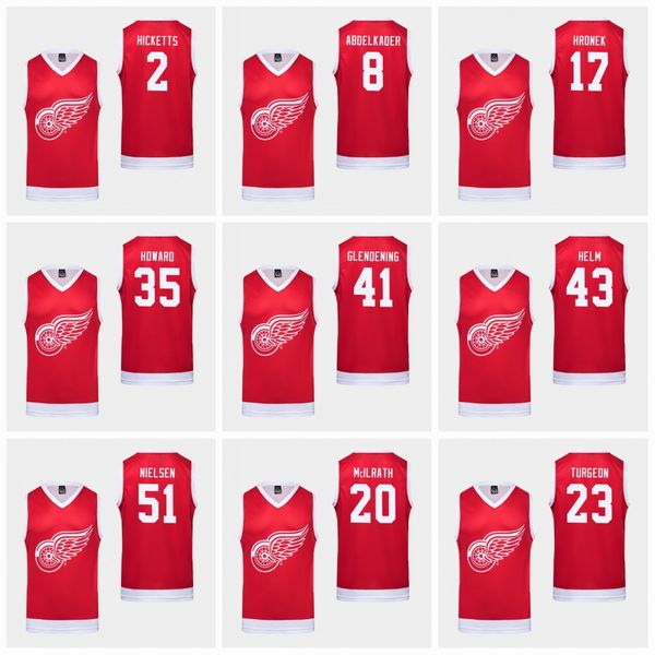 Detroit Red Wings Jimmy Howard Luke Glendening Darren Helm Frans Nielsen Tank Jersey Home Red Men Women Youth
Detroit Red Wings Jimmy Howard Luke Glendening Darren Helm Frans Nielsen Tank Jersey Home Red Men Women Youth