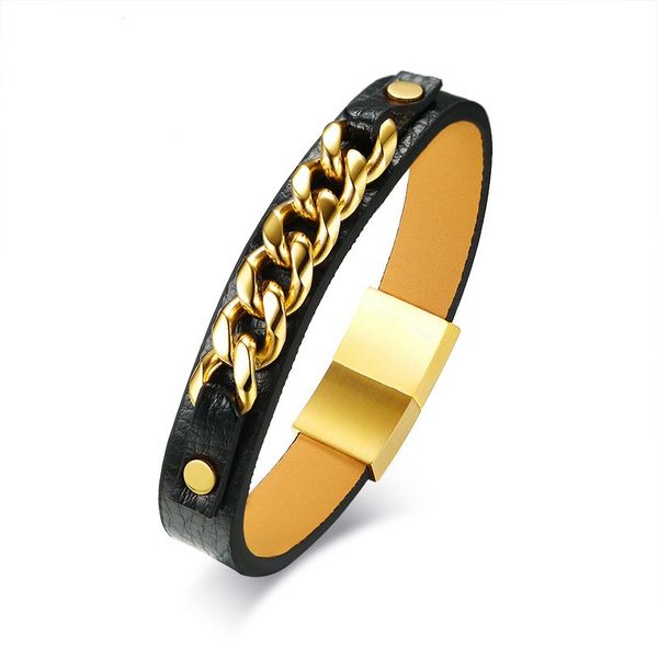 13mm black gold fashion men's bangle stainless steel chain bracelet watchband jewelry gift for men boys j362
13mm black gold fashion men's bangle stainless steel chain bracelet watchband jewelry gift for men boys j362