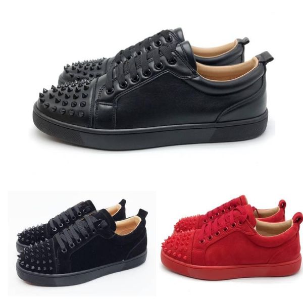 2019 lace up casual shoes red bottom low cut fashion leather suede party wedding men women shoes size 36-47 lcasual shoes with box, Black
2019 lace up casual shoes red bottom low cut fashion leather suede party wedding men women shoes size 36-47 lcasual shoes with box, Black