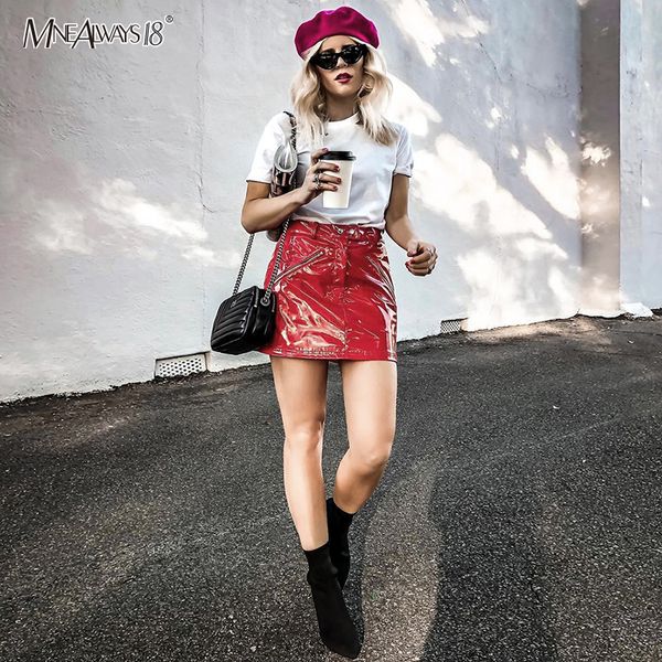 mnealways18 red punk pu юбка металла молнии кнопка короткие женщины юбки кожа 2019 осень мини юбка женская streetwear женский, Black
mnealways18 red punk pu юбка металла молнии кнопка короткие женщины юбки кожа 2019 осень мини юбка женская streetwear женский, Black