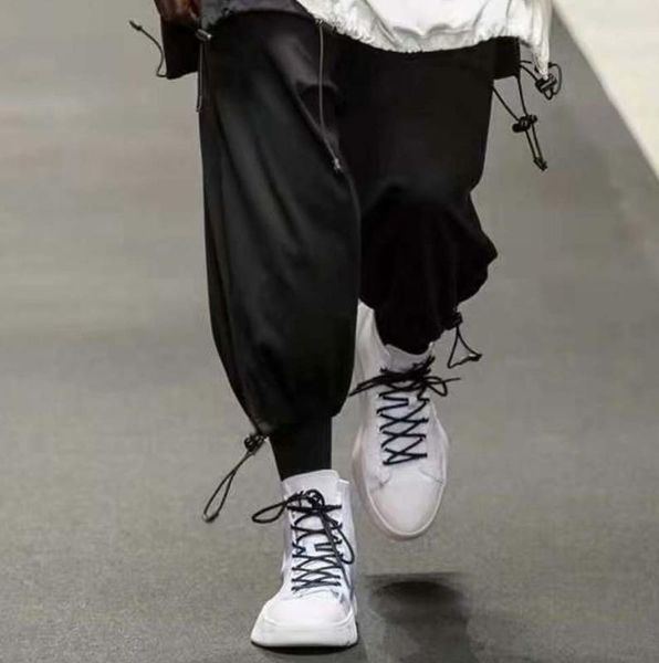 men's new loose seven-point harem pants straight wide-legged bloomers black sports casual pants men
men's new loose seven-point harem pants straight wide-legged bloomers black sports casual pants men