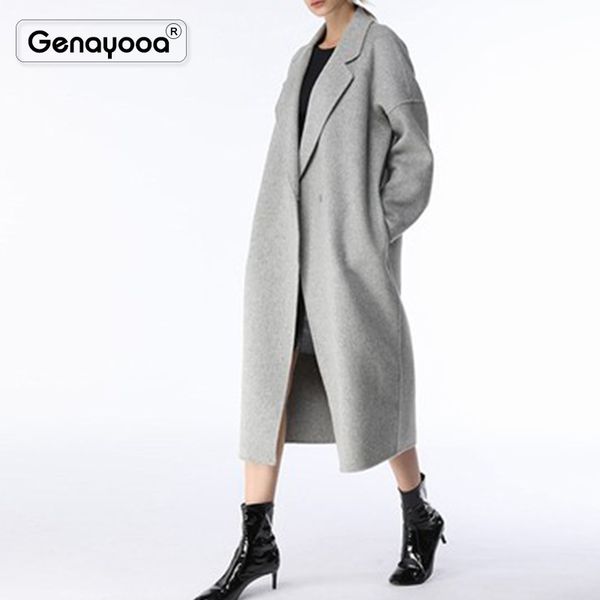 genayooa long winter coat women plus size office ladies coats female solid outerwear womens jackets and coats 2019, Black
genayooa long winter coat women plus size office ladies coats female solid outerwear womens jackets and coats 2019, Black