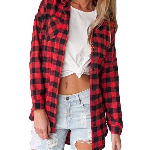 osllenlla fashion personality ladies red plaid print long blouse feminine shirt coat casual blouse women, White
osllenlla fashion personality ladies red plaid print long blouse feminine shirt coat casual blouse women, White