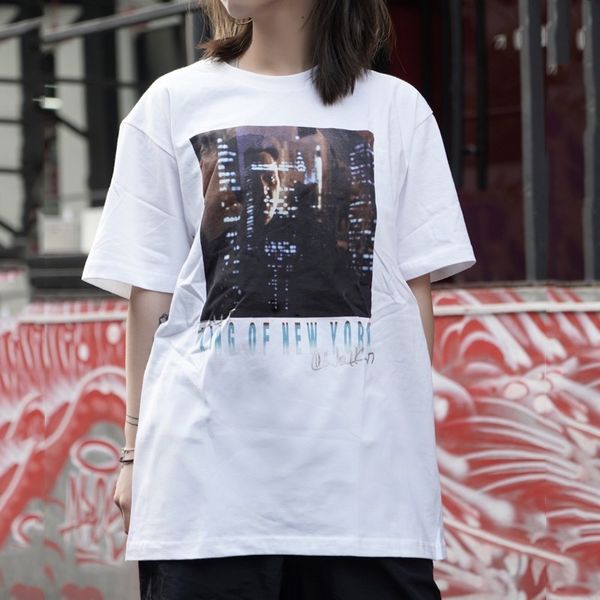 19ss box logo chriser walken king of new york tee street short sleeves t-shirt fashion casual men women designer hip hop t-shirt, White;black
19ss box logo chriser walken king of new york tee street short sleeves t-shirt fashion casual men women designer hip hop t-shirt, White;black