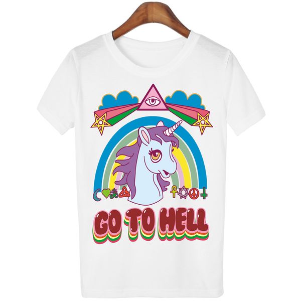 t shirts cartoon unicorn print go to hell kawaii funny white t-shirt women plus size lady summer t-shirt female unicorn shirt
t shirts cartoon unicorn print go to hell kawaii funny white t-shirt women plus size lady summer t-shirt female unicorn shirt