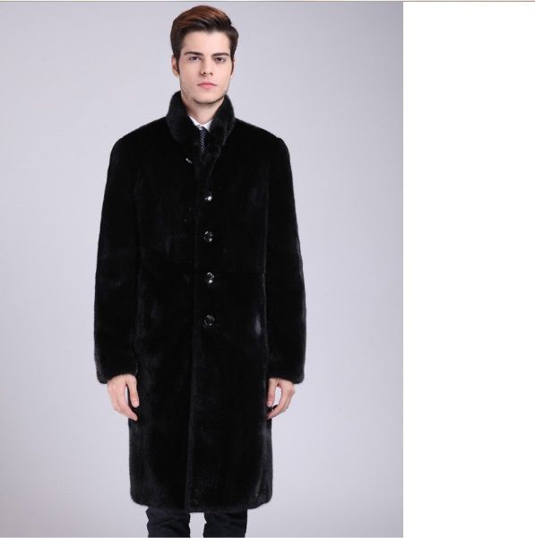 fluffy 2020 winter mens long leather coat slimming fluffy thicken fur outerwear stand collar business formal faux fur coat xl701, Black
fluffy 2020 winter mens long leather coat slimming fluffy thicken fur outerwear stand collar business formal faux fur coat xl701, Black