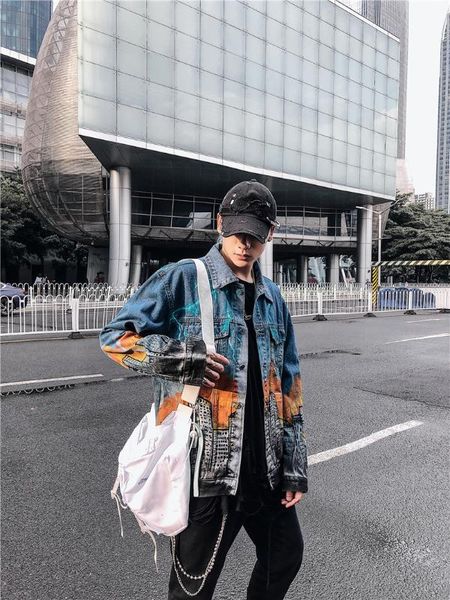 denim jacket men's printed dinosaur and urban blue 2020 loose men's washed denim jacket sa-8, Black;brown
denim jacket men's printed dinosaur and urban blue 2020 loose men's washed denim jacket sa-8, Black;brown