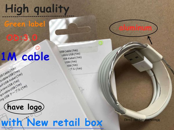 1m OD 3.0 mm AAAA Quality USB Data Charger usb кабель с алюминиевой фольгой для телефона x xs 8 7 6s plus 5s с новой упаковкой
1m OD 3.0 mm AAAA Quality USB Data Charger usb кабель с алюминиевой фольгой для телефона x xs 8 7 6s plus 5s с новой упаковкой