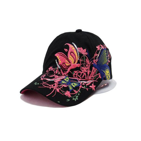 suogry fashion spring and summer butterfly embroidery colorful flower women sun-shading baseball cap women hip hop hat, Blue;gray
suogry fashion spring and summer butterfly embroidery colorful flower women sun-shading baseball cap women hip hop hat, Blue;gray